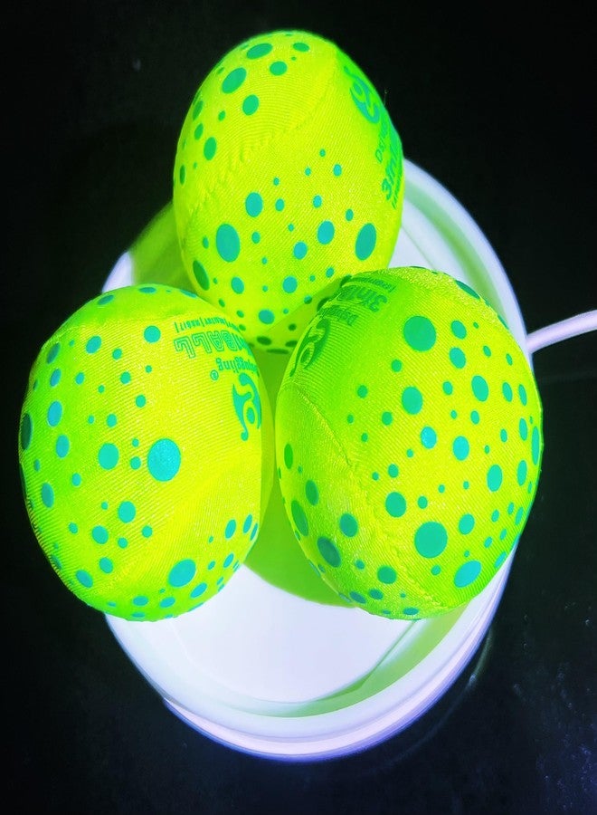 DSJUGGLING Glow in The Dark Juggling Balls, Dawson Juggling Soft UV & Luminous Reactive Juggling Ball Set - Pack of 3 - Image 3